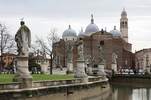 V. Halamová na badatelském pobytu v Padově