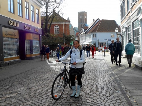 Studijní pobyt K. Nguyenové v dánském Esbjergu