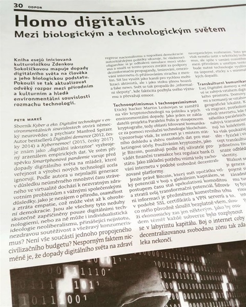 Recenze knihy Kyber a Eko