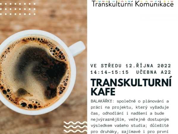 Transkulturní kafe 12. 10. 2022