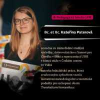 Ocenění UHK pro Kateřinu Paterovou