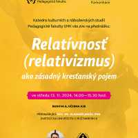 Zveme na dvě přednášky Vladimíra Juháse z KU v Ružomberku.