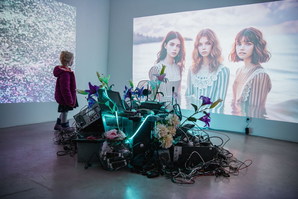 Rozhovor s naším doktorandem Petrem Marešem v Salónkách o výstavě AI Oraculum