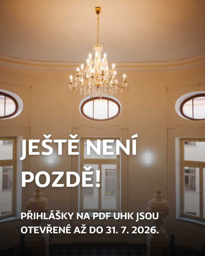 JEŠTĚ NENÍ POZDĚ!!! – 2. kolo přijímacího řízení na UHK je otevřeno do 31.července